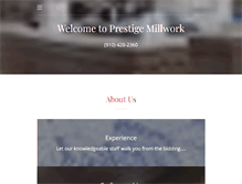 Tablet Screenshot of prestigemillworknc.com